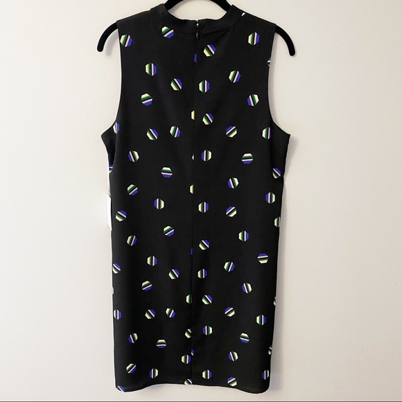 1. State Black Geometric Shift Dress - Picture 2 of 8
